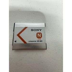 Sony NP-BN1 Lithium Ion Type N Rechargeable Battery Pack 3.6V 630mAh Silver